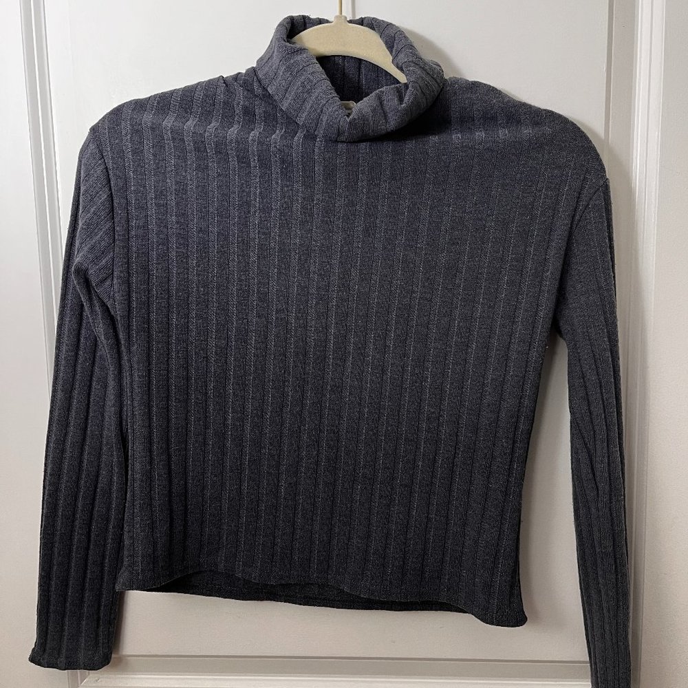 Olivia Rae Grey Turtleneck Long Sleeve